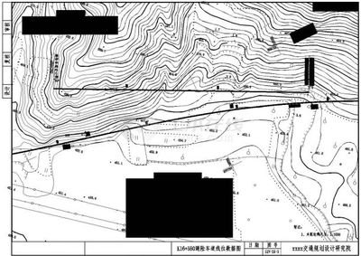 某公路工程避险车道(制动坡床)设计图